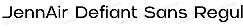 JennAir Defiant Sans Regular字体转换